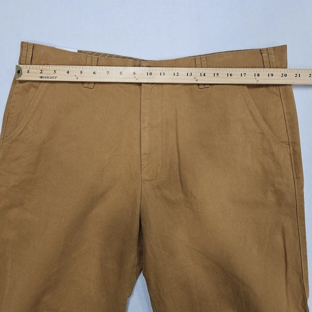 Cabelas Woodhaven Chino Pants‎ Mens 40X30 Rye Brown Pockets Cotton Canvas